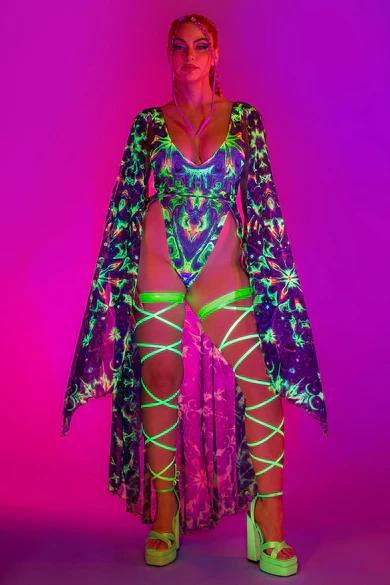 Flux Dominion Butterfly Open Skirt Set Bad740