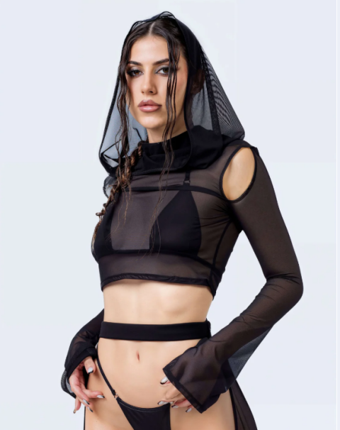 Hooded Top + Triangle Top bad037