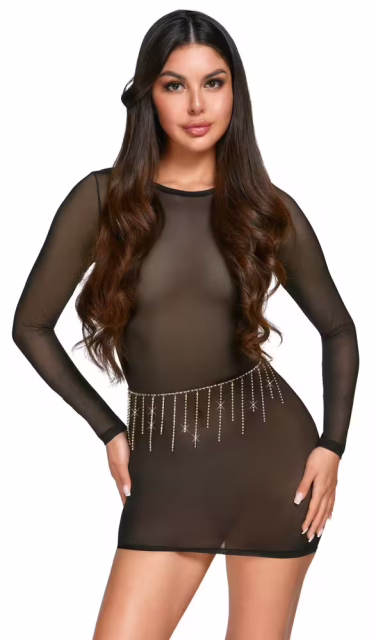 Strass Heupketting Goud 2450437