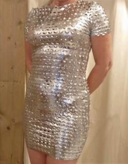 Lasercut Metallic Dress Indecent123456 2