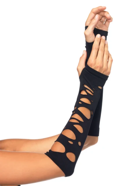 Distressed Armwarmers 2671
