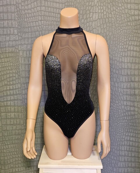 Body Fluweel Strass MD1308/P