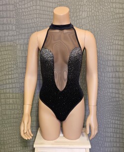 Body Fluweel Strass MD1308/P