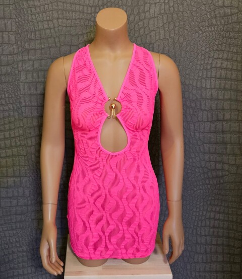 Neon Roze Jurk MDA469