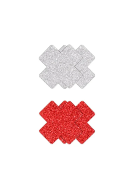 Glitter Cross Tepelstickers 19169