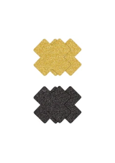 Glitter Cross Tepelstickers 19169 2