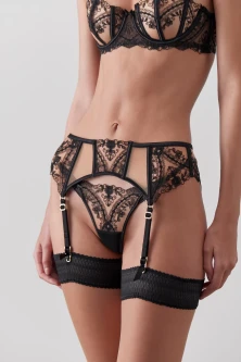 Jarretel Gordel Tattoo Black SK.S13X-garter 3