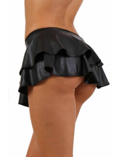 Wetlook Rok met Ruches 9450 2